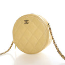 Chanel Caviar Round Clutch ...