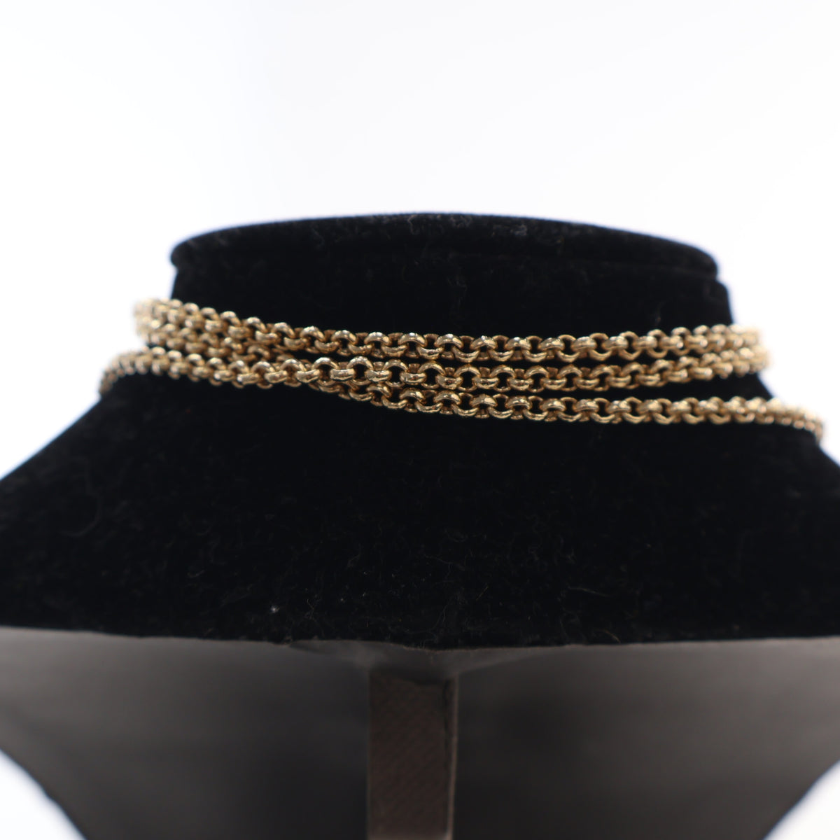 Pre-Owned Chanel Necklace Resin CC Long, strap and chain detail, photo 8 of 9