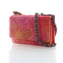 Chanel Tweed 19 Wallet On C...