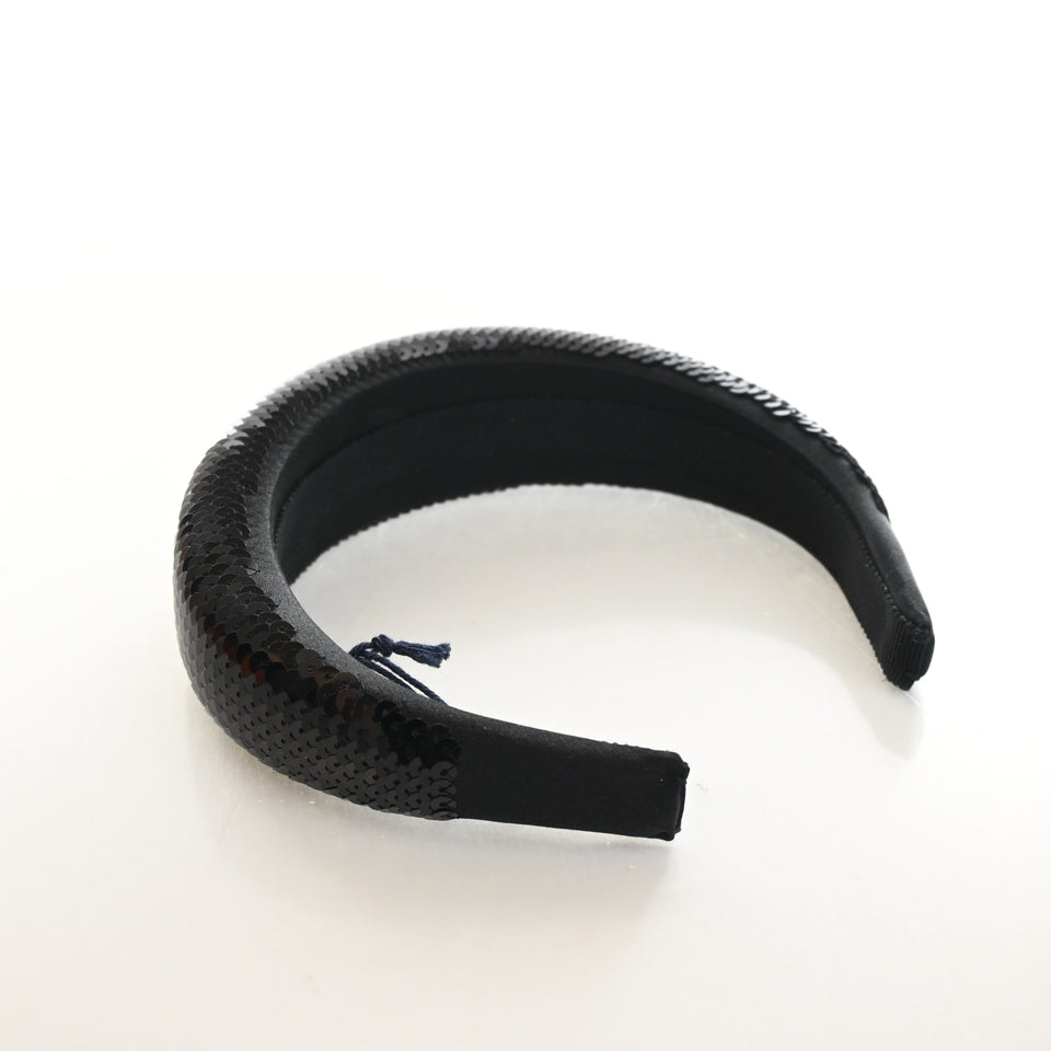 Prada Sequin Logo Headband