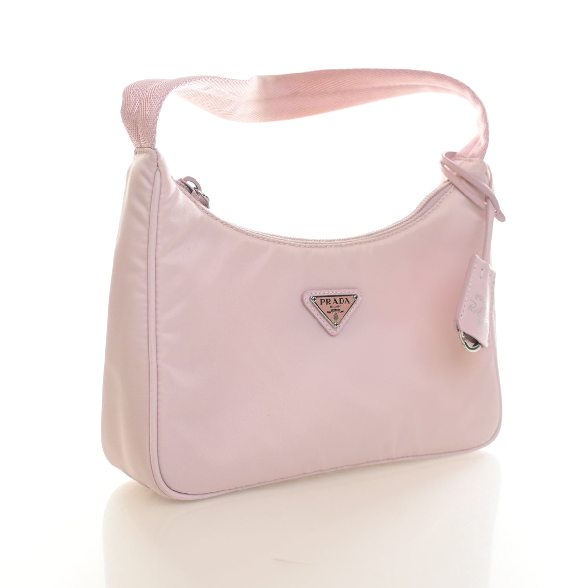 Pre-Owned Prada Re-nylon Re-edition 2000, three-quarter view, authenticated at Luxe Du Jour