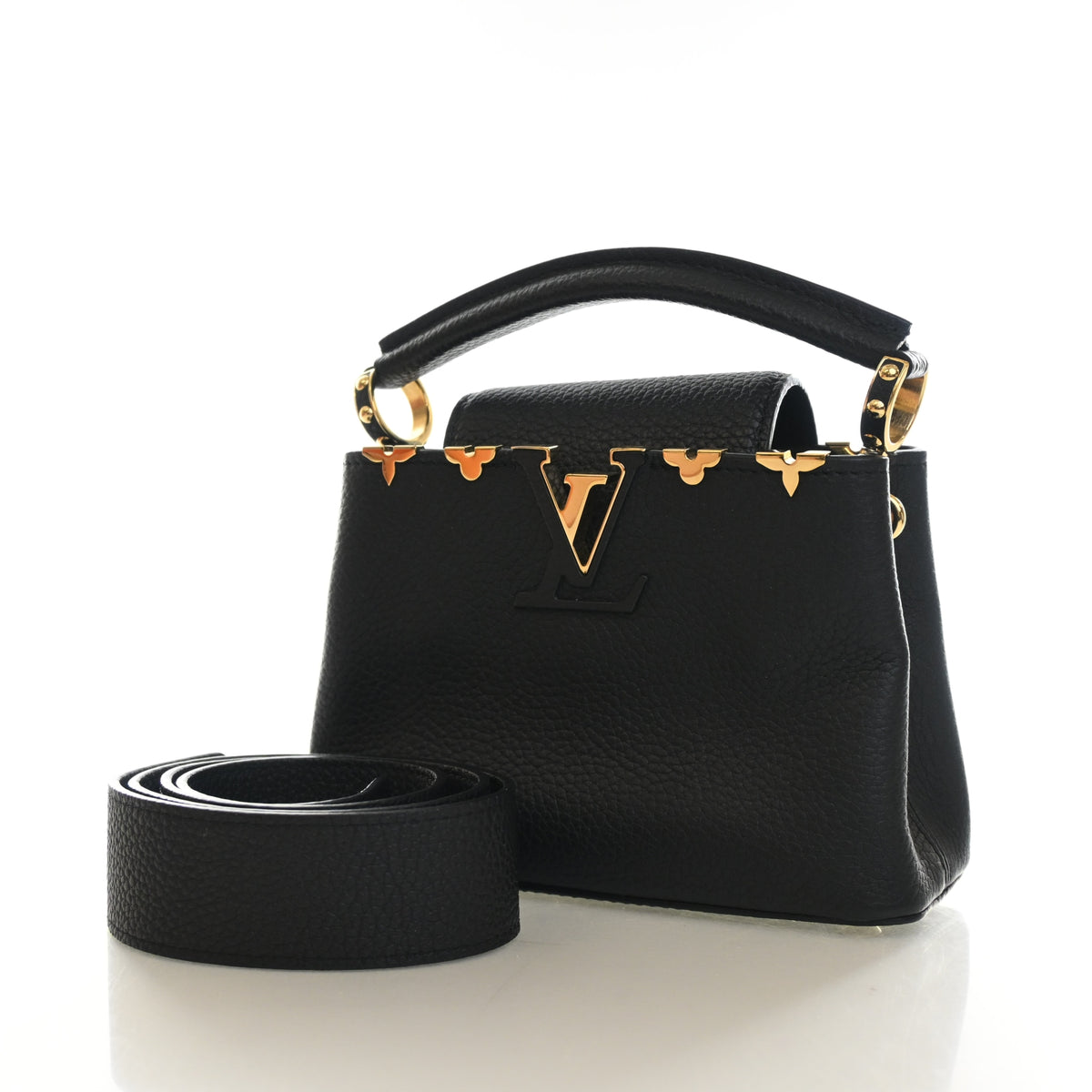 Louis Vuitton Taurillon Flower Crown Capucines Mini, photo 3 of 16