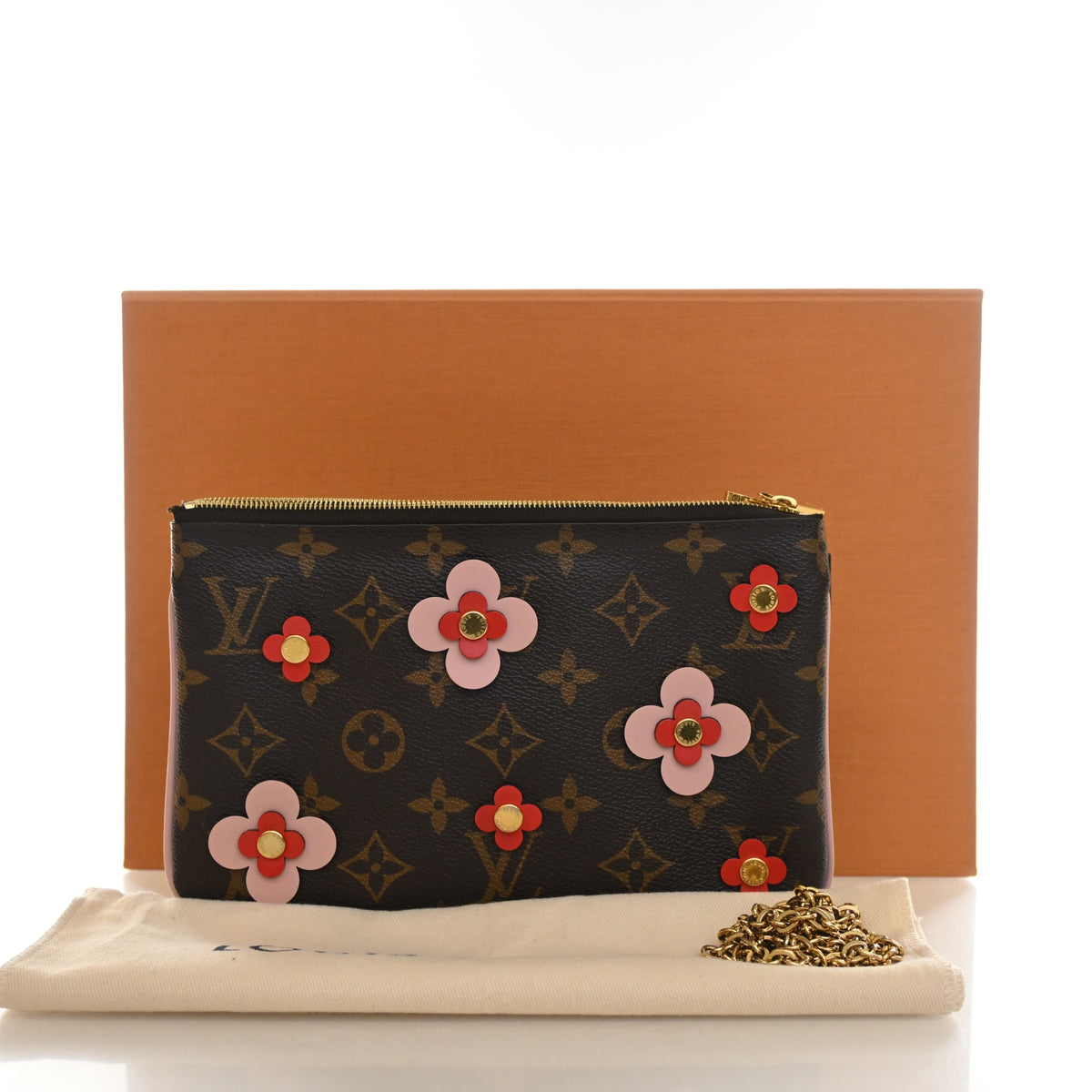 Louis Vuitton Monogram Blooming Flowers Double Zip Pochette, photo 14 of 14