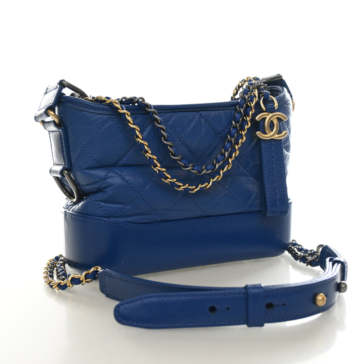 Chanel Vintage Small Aged Calfskin Gabrielle Hobo, photo 2 of 12