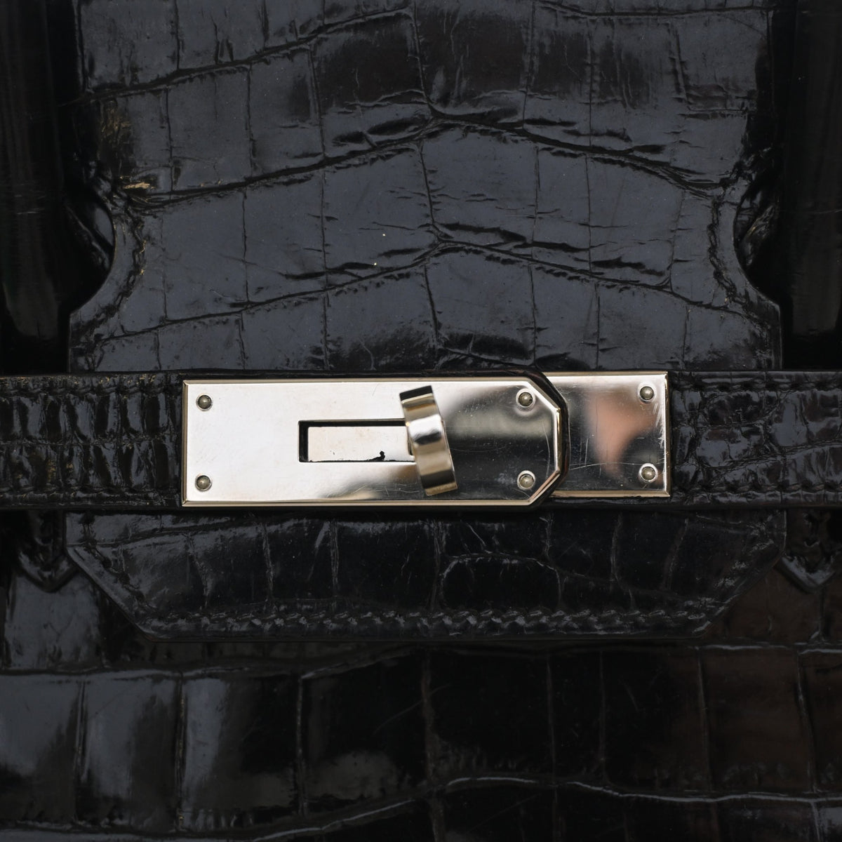 Hermes Noir Crocodile Birkin 30, photo 4 of 24