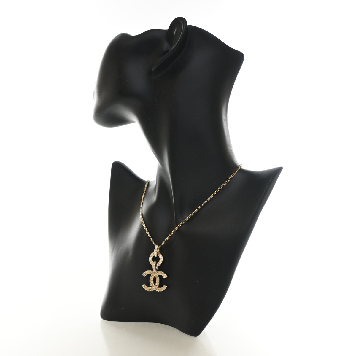 Chanel Crystal Drop CC Pendant Necklace, photo 4 of 10