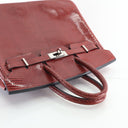 Hermes Burgundy Lizard Birk...