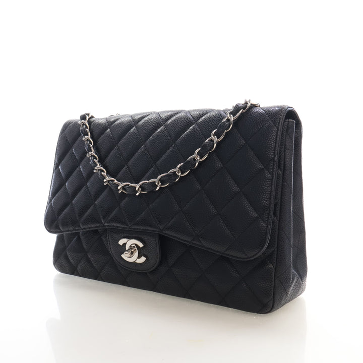 Chanel Jumbo Caviar Classic Single Flap Bag
