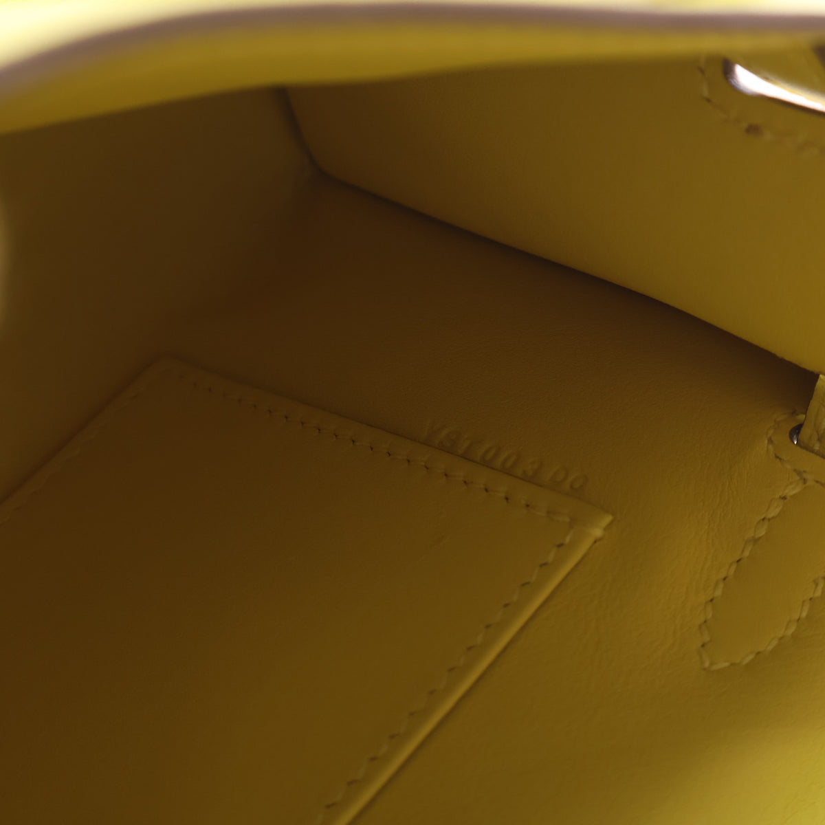 Hermes Jaune Citron Swift Kelly Pochette, photo 16 of 17
