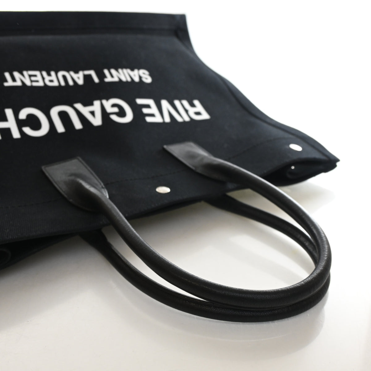 Saint Laurent Large Mixed Fibers Rive Gauche Tote, photo 9 of 17