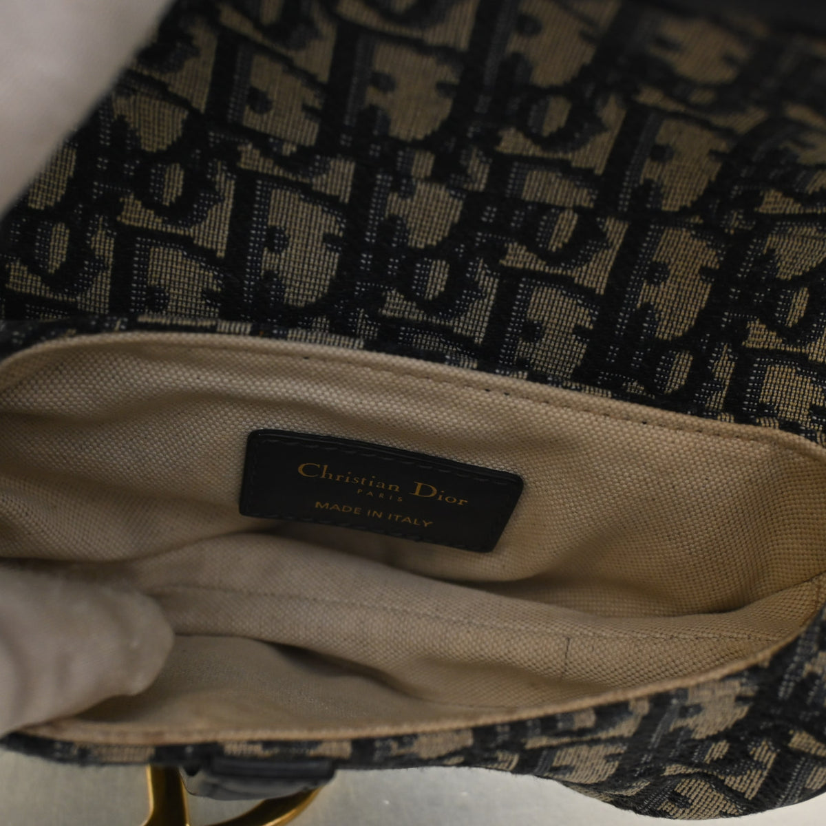 Christian Dior Mini Oblique Saddle Bag, photo 12 of 13