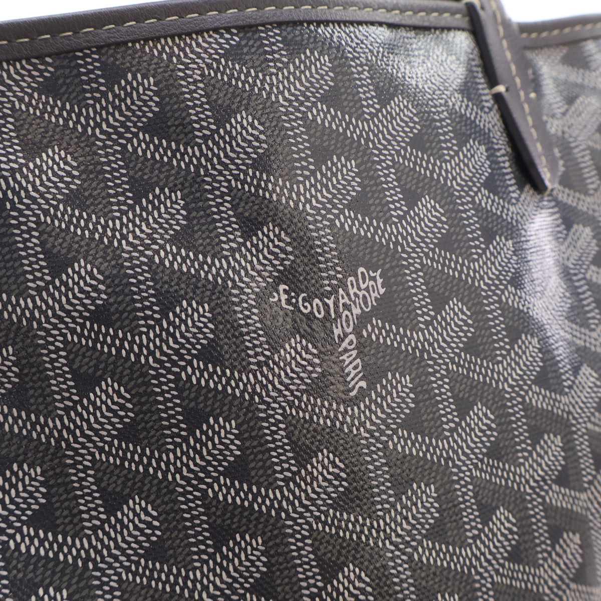 Pre-Owned Goyard Mini Goyardine Anjou, logo detail, photo 4 of 16