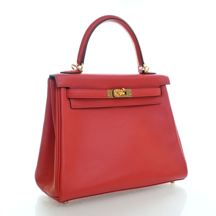 Hermes Rouge De Couer Swift Kelly 25