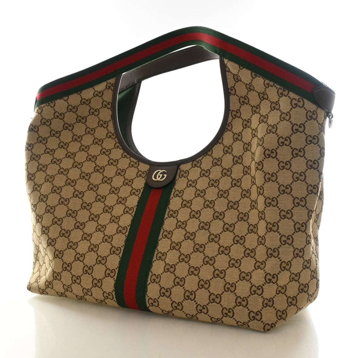 Gucci Large GG Canvas Giglio Tote, photo 3 of 14