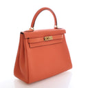 Hermes Orange Poppy Togo Re...