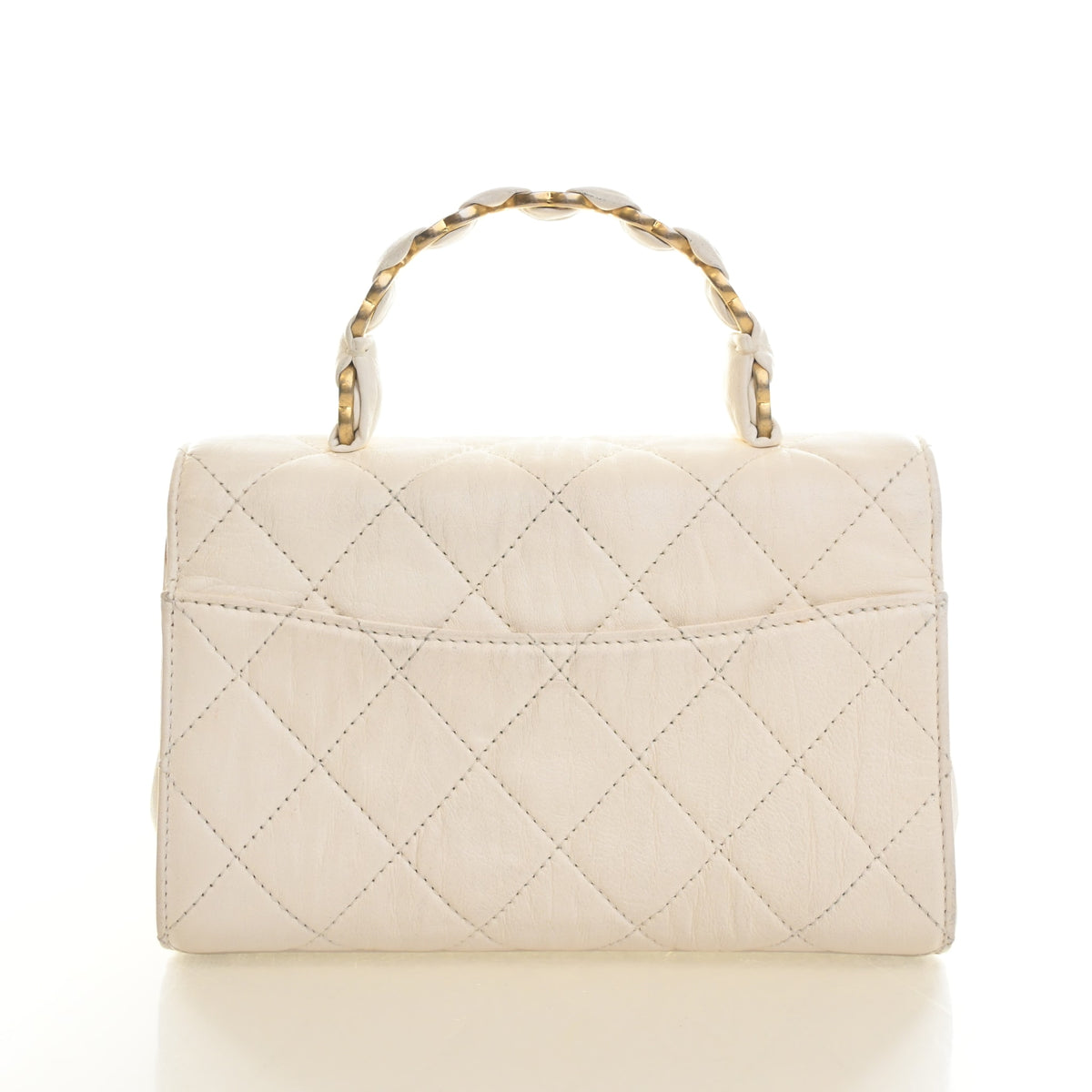 Chanel Mini Crumpled Calfskin CC Links Top Handle Bag, photo 11 of 19