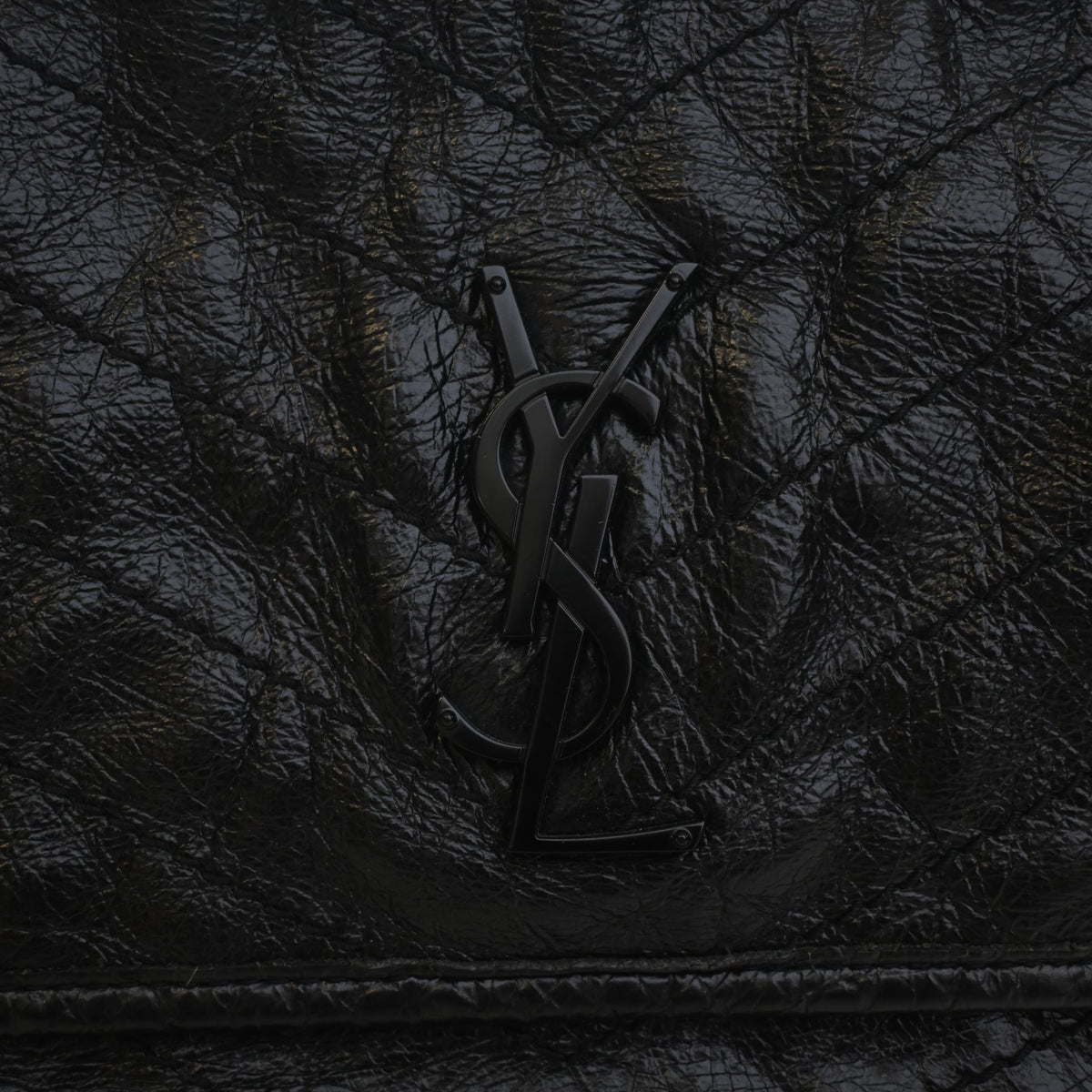 Pre-Owned Saint Laurent Medium Calfskin Niki, logo detail