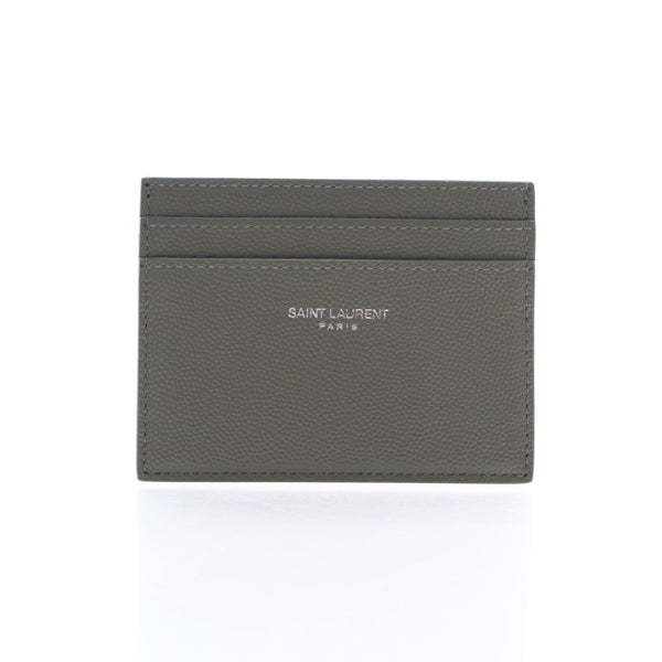Saint Laurent Grained Calfskin Paris Credit Card Holder – Luxe Du Jour