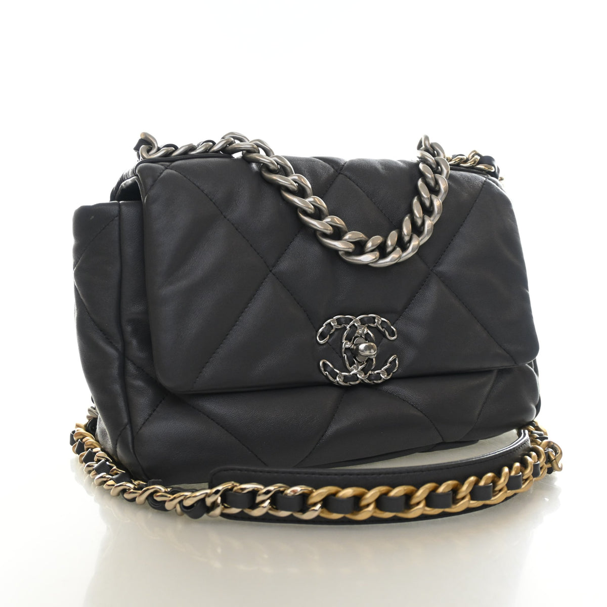 Chanel Medium Lambskin 19 Flap Bag, photo 2 of 15