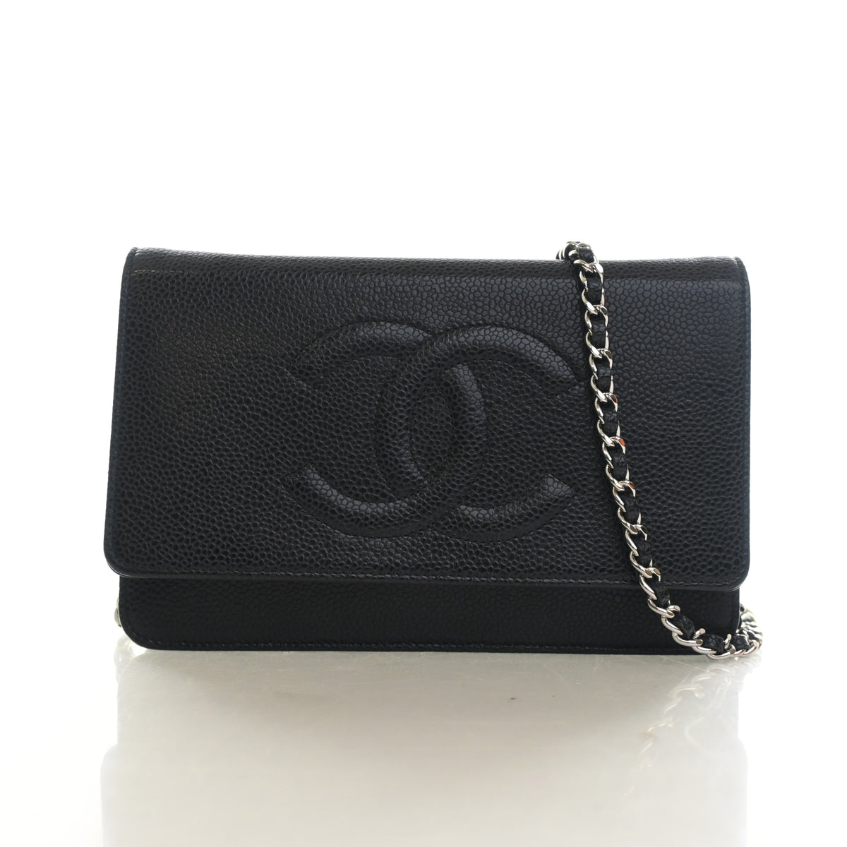 Chanel Caviar Timeless CC Wallet On Chain (WOC), photo 1 of 16