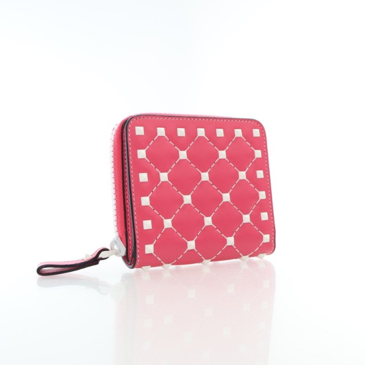 Valentino Rockstud Compact Wallet