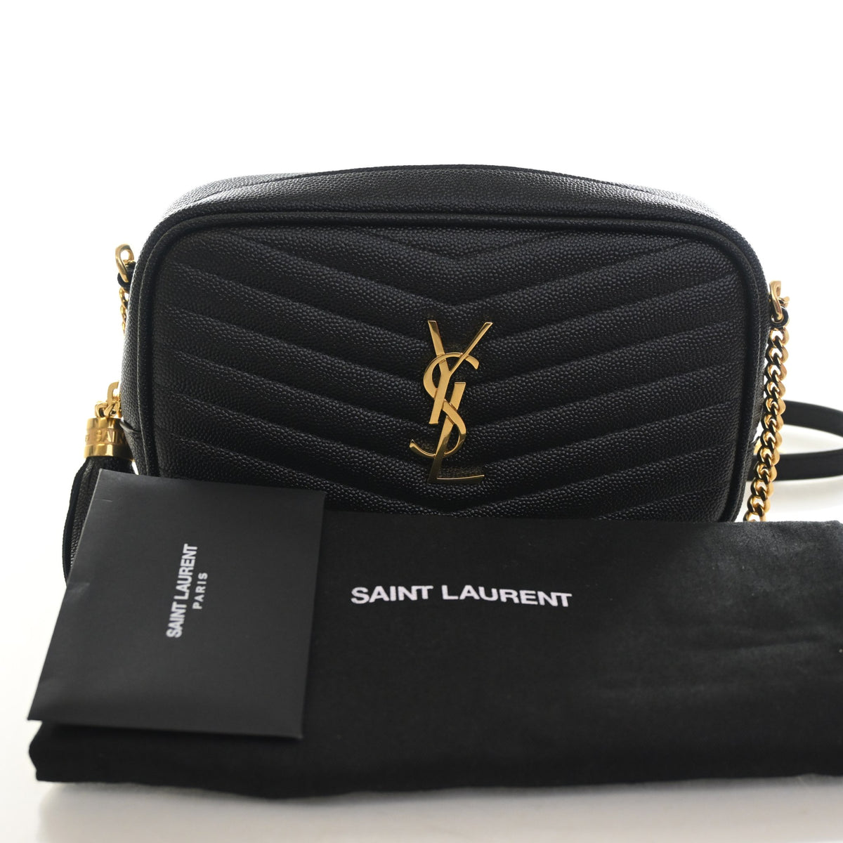 Saint Laurent Mini Calfskin Lou Camera Bag, photo 13 of 13
