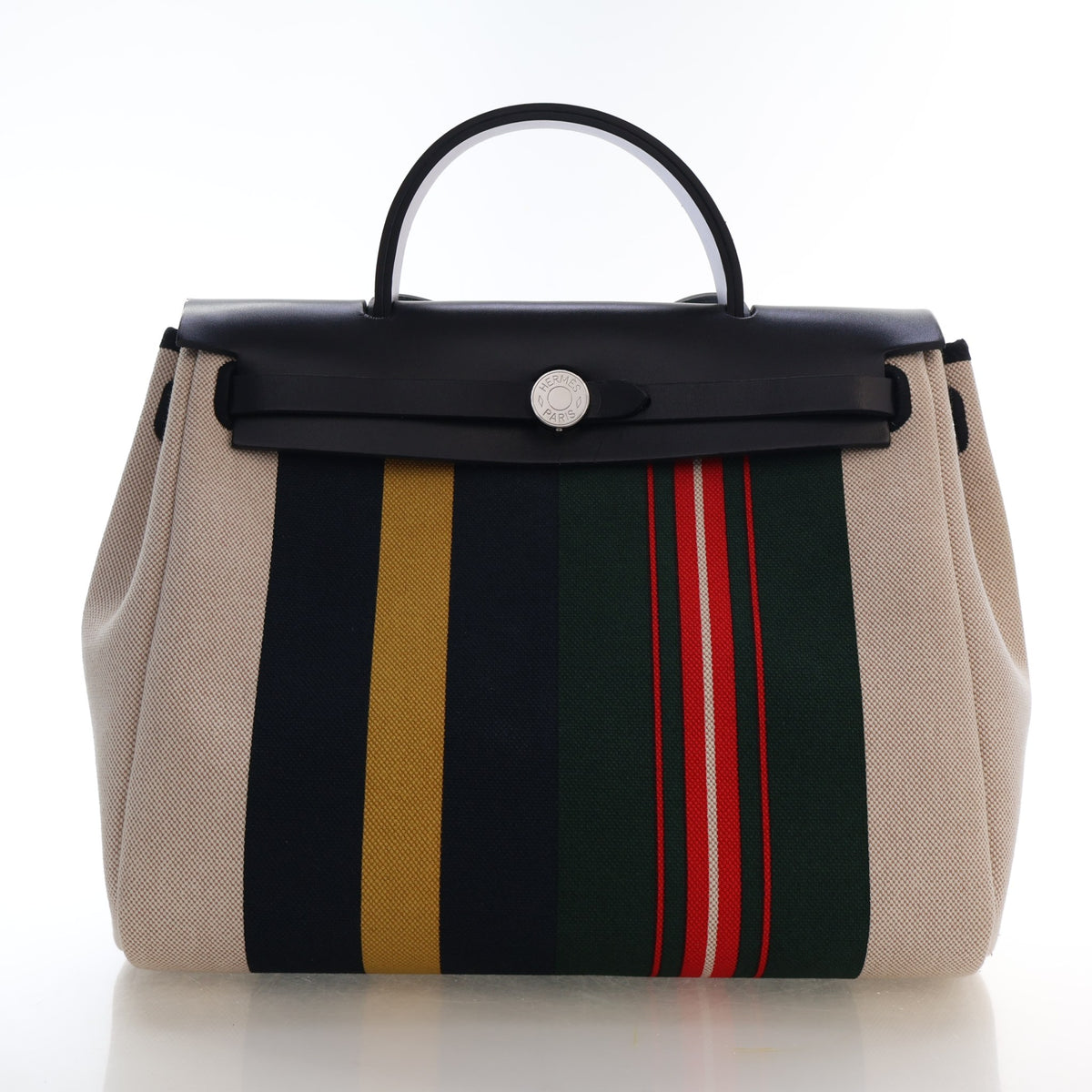 Hermes Canvas Rayures d'Equipage Herbag Zip 31, photo 1 of 19