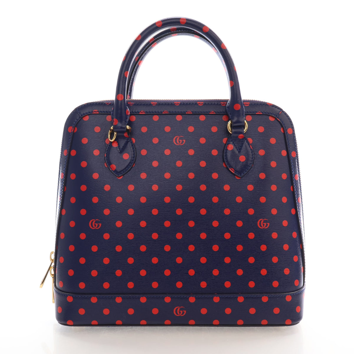 Pre-Owned Gucci Top Handle Calfskin Horsebit 1955 Bag, front view