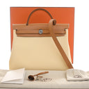 Hermes Vanille Toile Herbag...