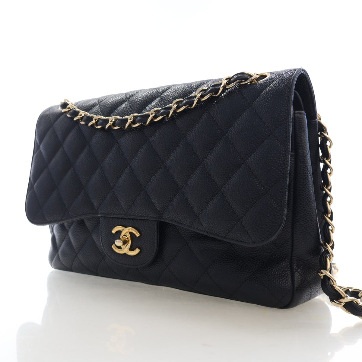 Chanel Caviar Jumbo Classic Double Flap Bag, photo 3 of 17