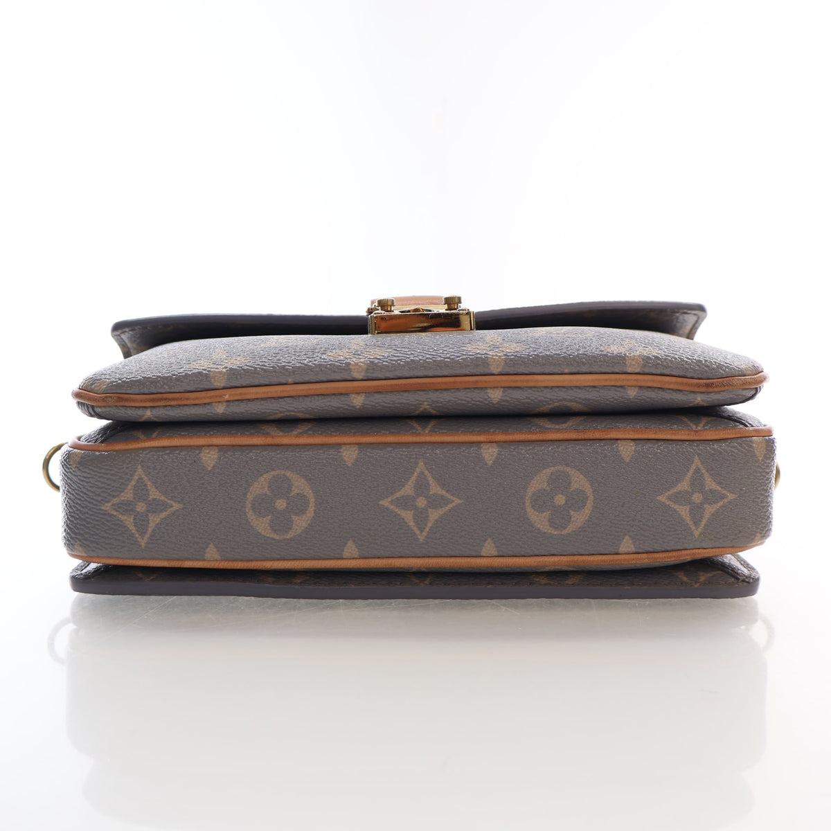 Pre-Owned Louis Vuitton Pochette Metis Canvas Monogram East West, side profile, photo 9 of 19