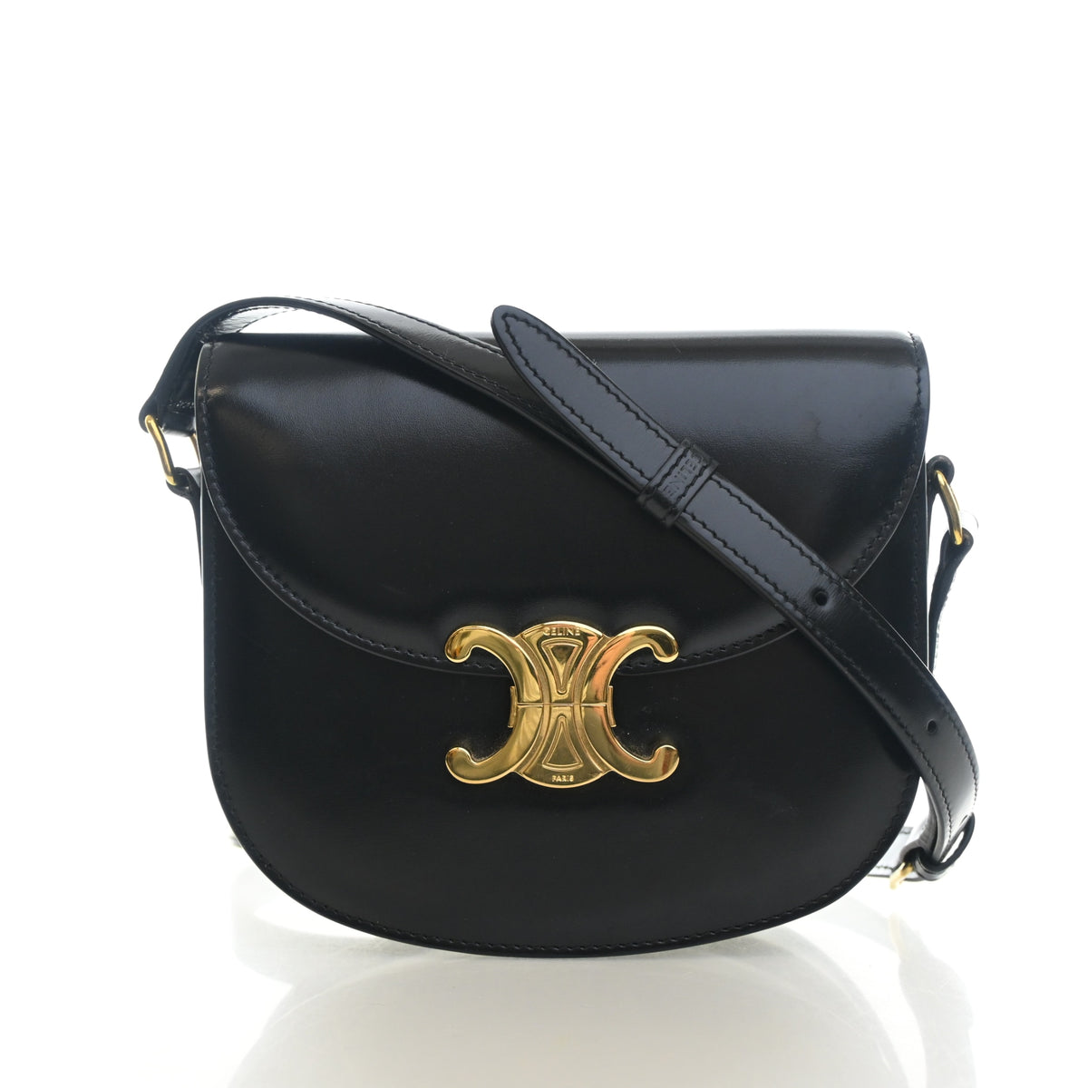 Celine Teen Shiny Calfskin Besace Clea, photo 1 of 15