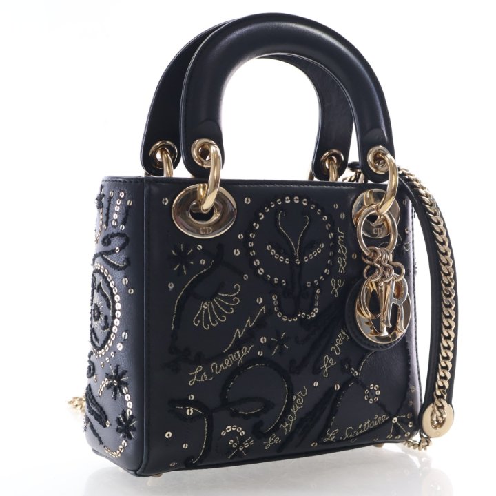Christian Dior Mini Sequin Astrology Lady Dior