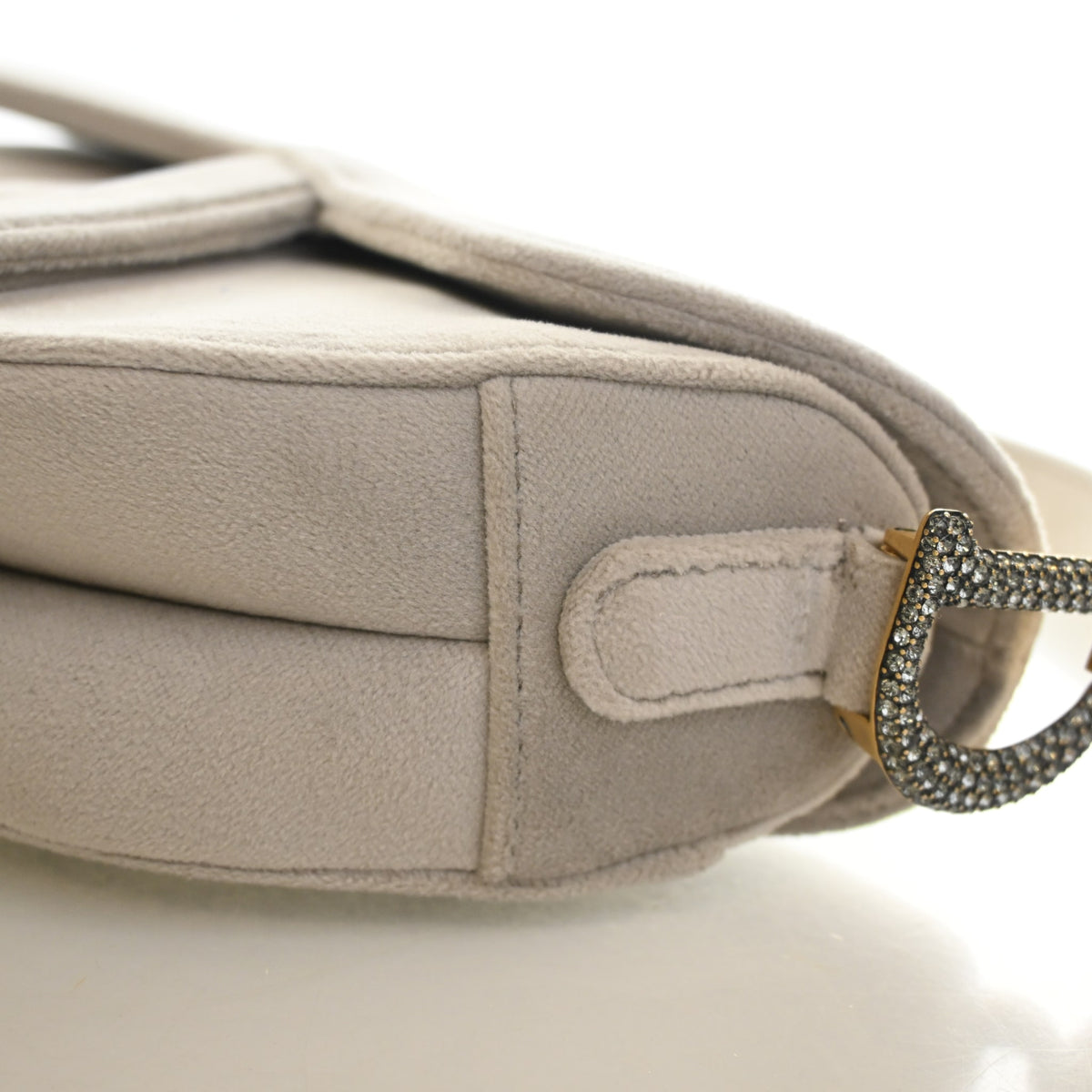 Christian Dior Mini Velvet Saddle Bag, photo 8 of 14