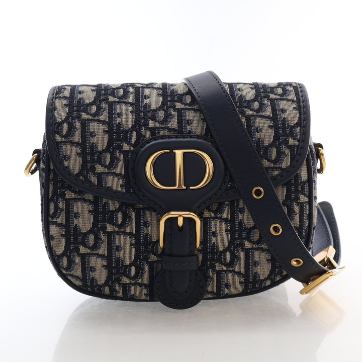 Christian Dior Small Canvas Oblique Bobby Flap Bag