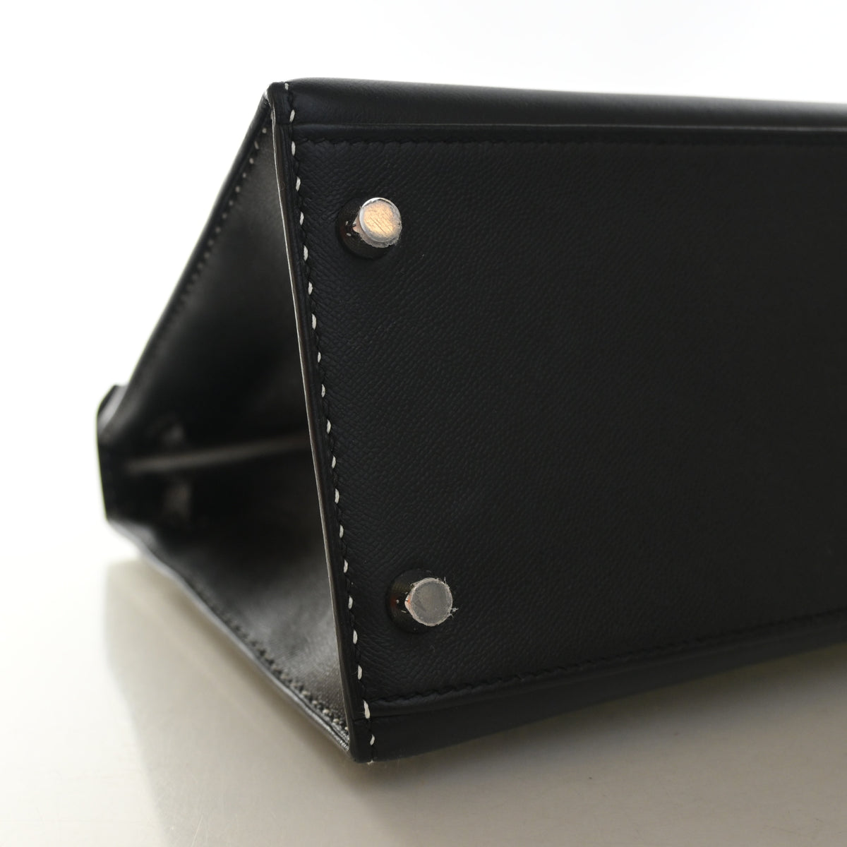 Hermes Noir Veau Monsieur Sellier Kelly 28, photo 6 of 16