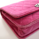 Chanel Velvet Boy Wallet On...