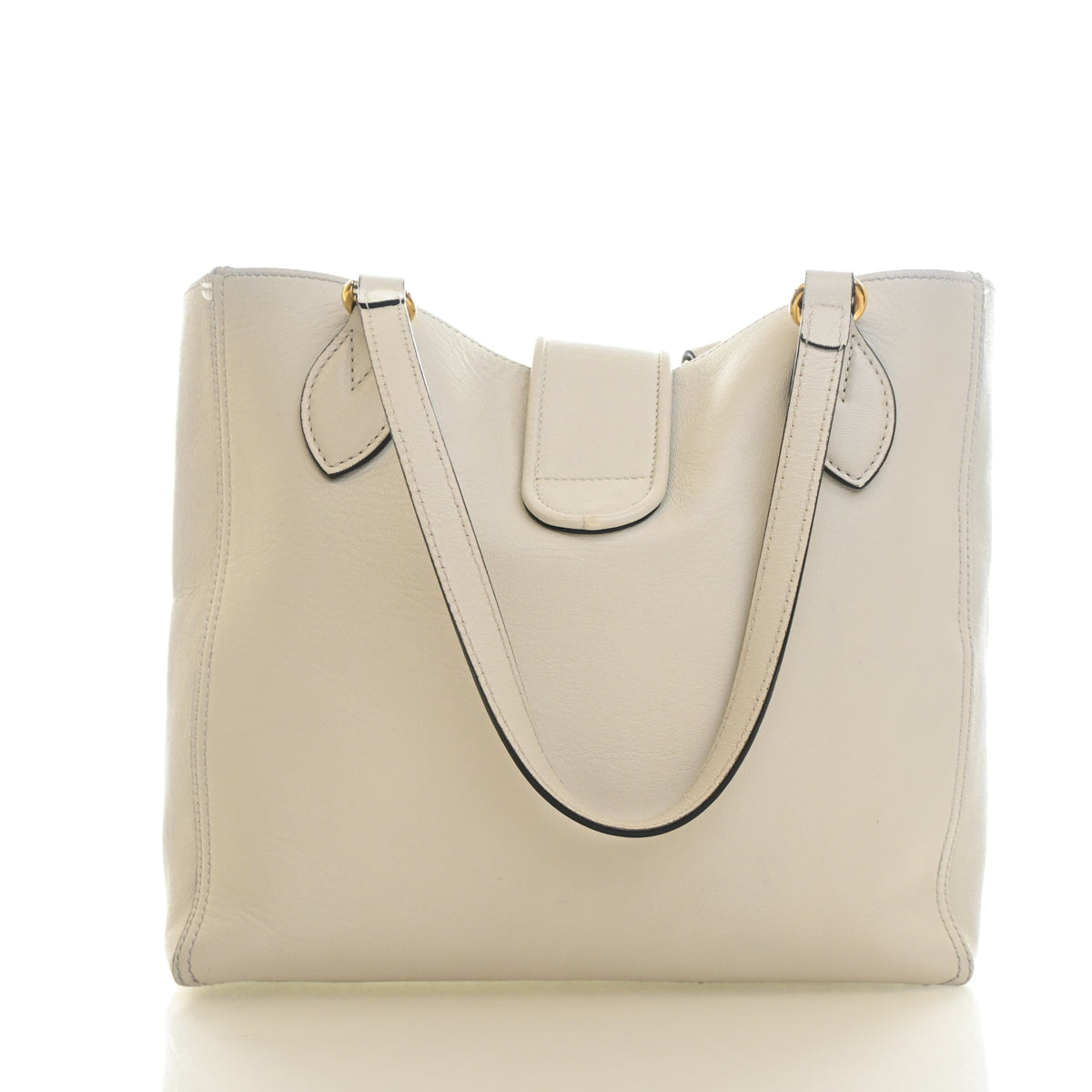 Pre-Owned Gucci Tote Small Calfskin Dahlia, front view