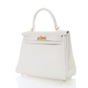 Hermes Blanc Swift Kelly 25