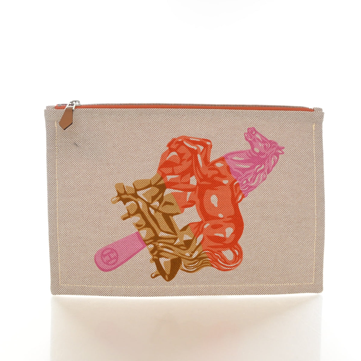 Pre-Owned Hermès Case Succulent Sultan, front view, authenticated at Luxe Du Jour