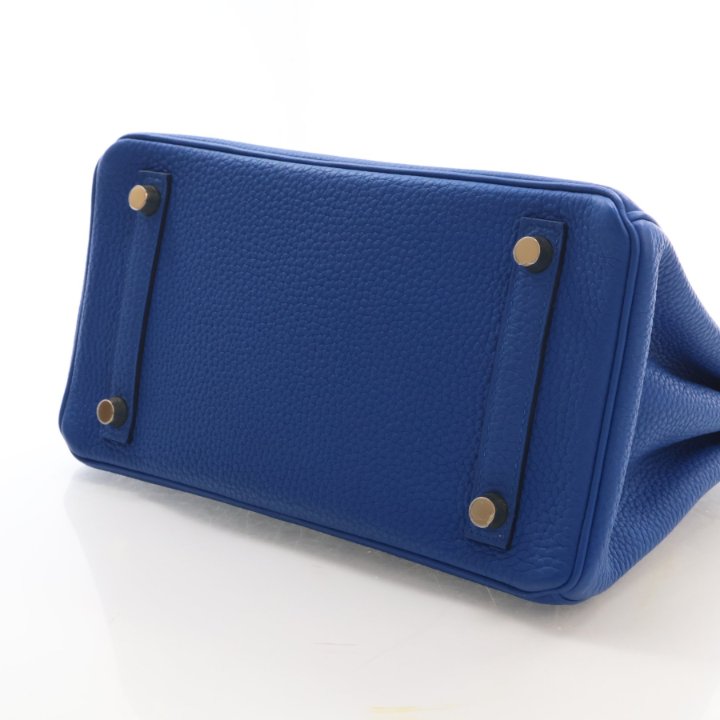 Hermes Bleu France Togo Birkin 25, photo 8 of 20