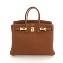 Hermes Gold Togo Birkin 25 