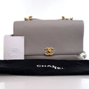 Chanel Medium Grey Caviar C...