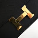 Hermes Noir Epsom Constance 18