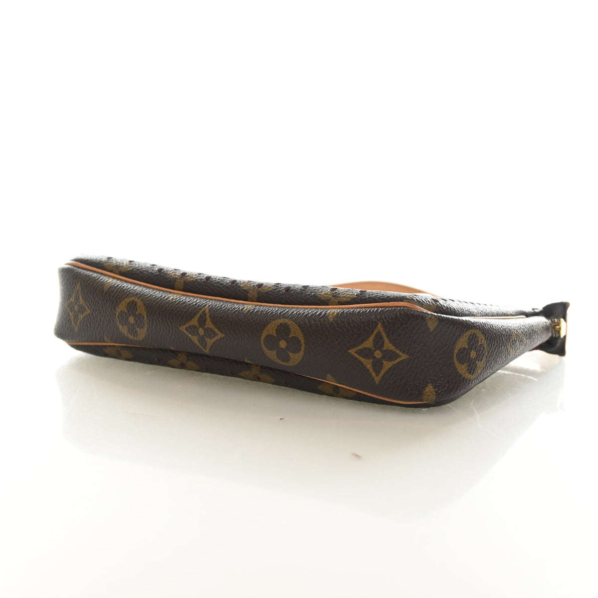 Vintage Louis Vuitton Pochette Monogram Perforated Accessoires, side profile, photo 12 of 16
