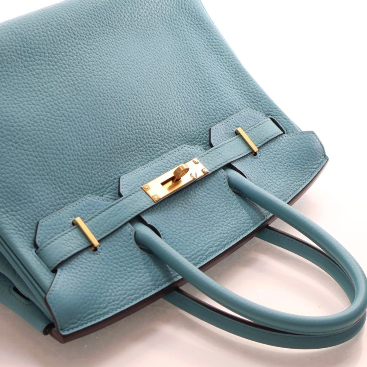 Hermes Bleu Saint Cyr Clemence Birkin 30, photo 10 of 14