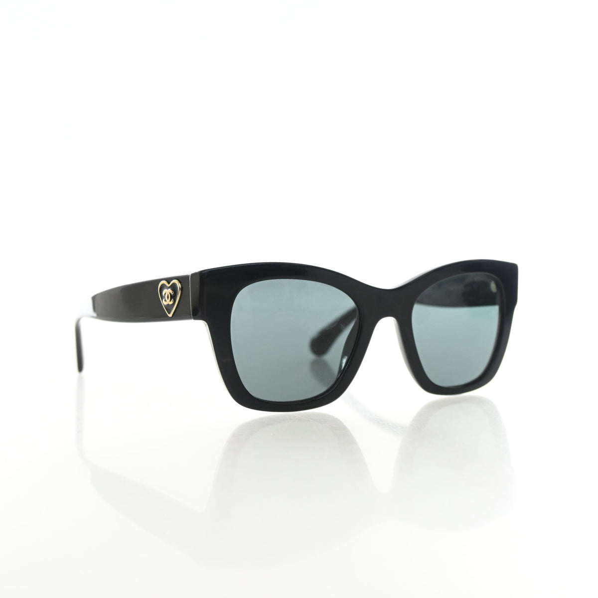 Chanel CC Heart Square Sunglasses, photo 1 of 7