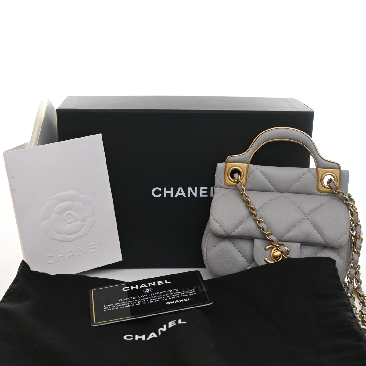 Chanel Lambskin Lady Flap Card Holder With Chain, photo 14 of 14