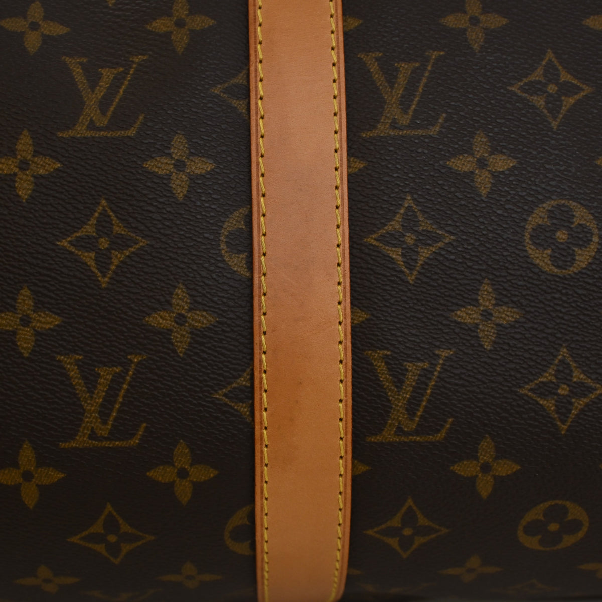 Vintage Louis Vuitton 50 Monogram Keepall Bandouliere, front view, photo 14 of 19