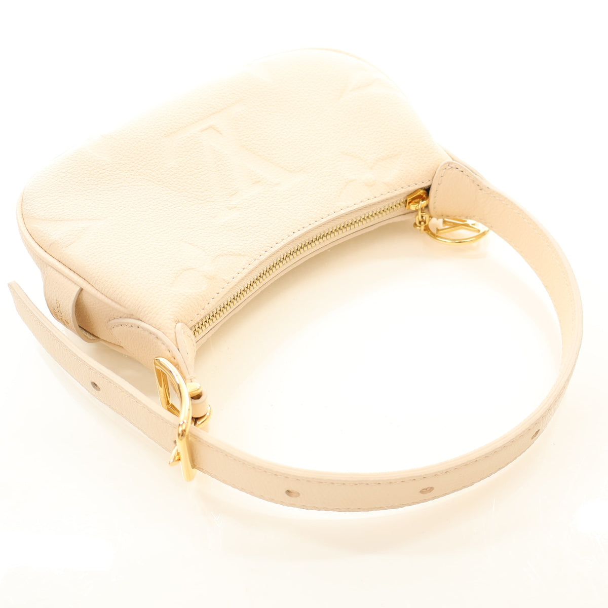 Pre-Owned Louis Vuitton Mini Monogram Empreinte Moon, side profile, photo 10 of 15